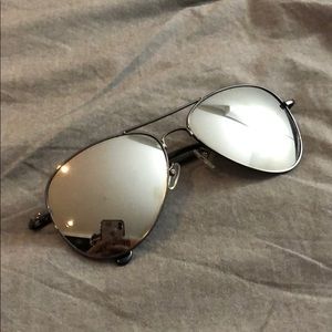 H&M Mirrored Aviator Sunglasses